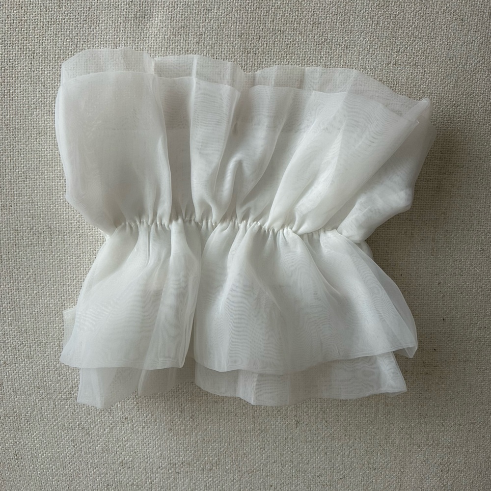 Women’s Organza Bandeau Top